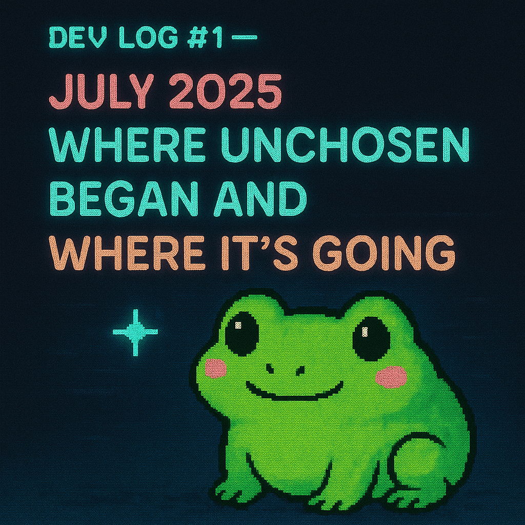 Dev Log #1 — July 2025: Where Unchosen Began and Where It’s&nbsp;Going