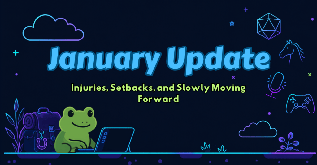 January Update – Injuries, Setbacks, and Slowly Moving&nbsp;Forward